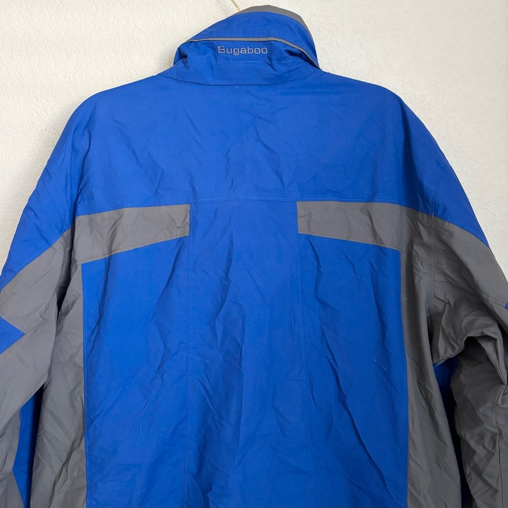 Columbia Men’s XL Waterproof Rain Jacket Blue Gray Outdoor Shell - Picture 9 of 16